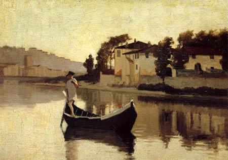 Giuseppe Abbati Arno near Casaccia